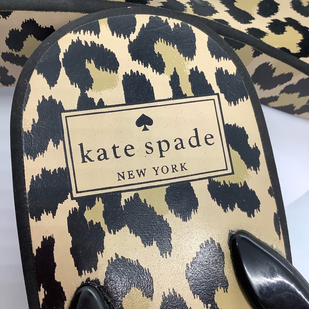 KATE SPADE ♠️ NEW YORK PLATFORM LEOPARD SANDAL - Picture 8 of 11
